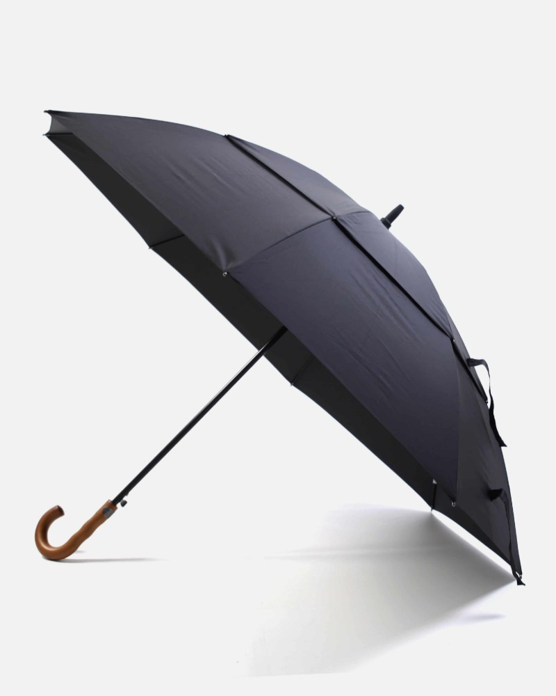 PARACHASE 7164 프리미엄 라운딩 우드 그립 더블 캐노피 레져 우산