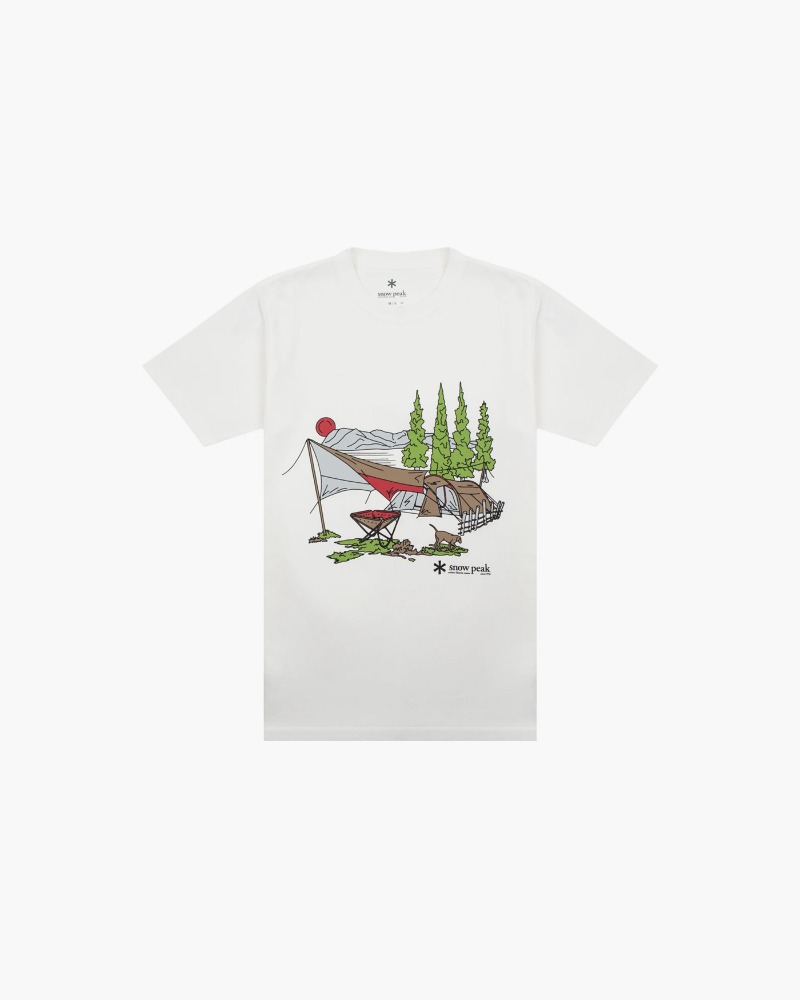 Entry Camping T-Shirt White